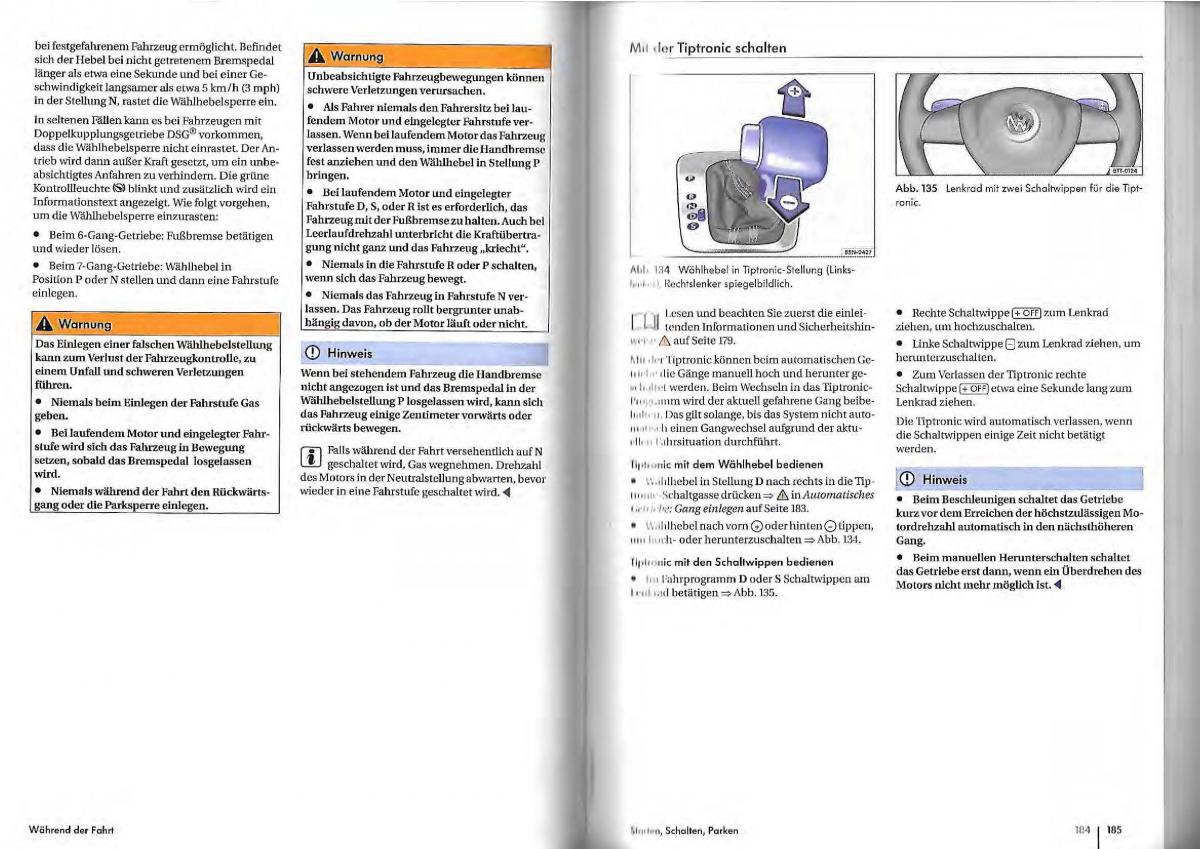 VW Golf Plus owners manual Handbuch / page 90