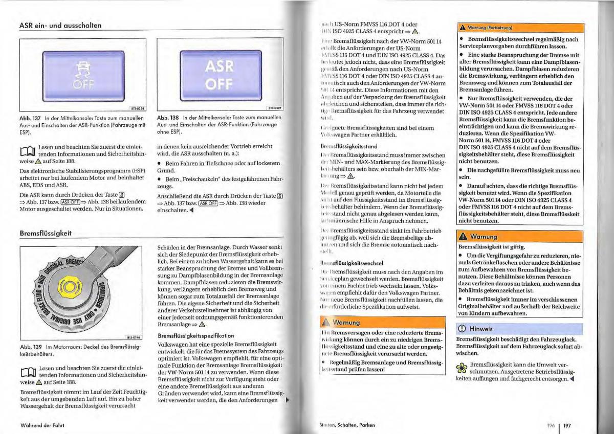 VW Golf Plus owners manual Handbuch / page 96