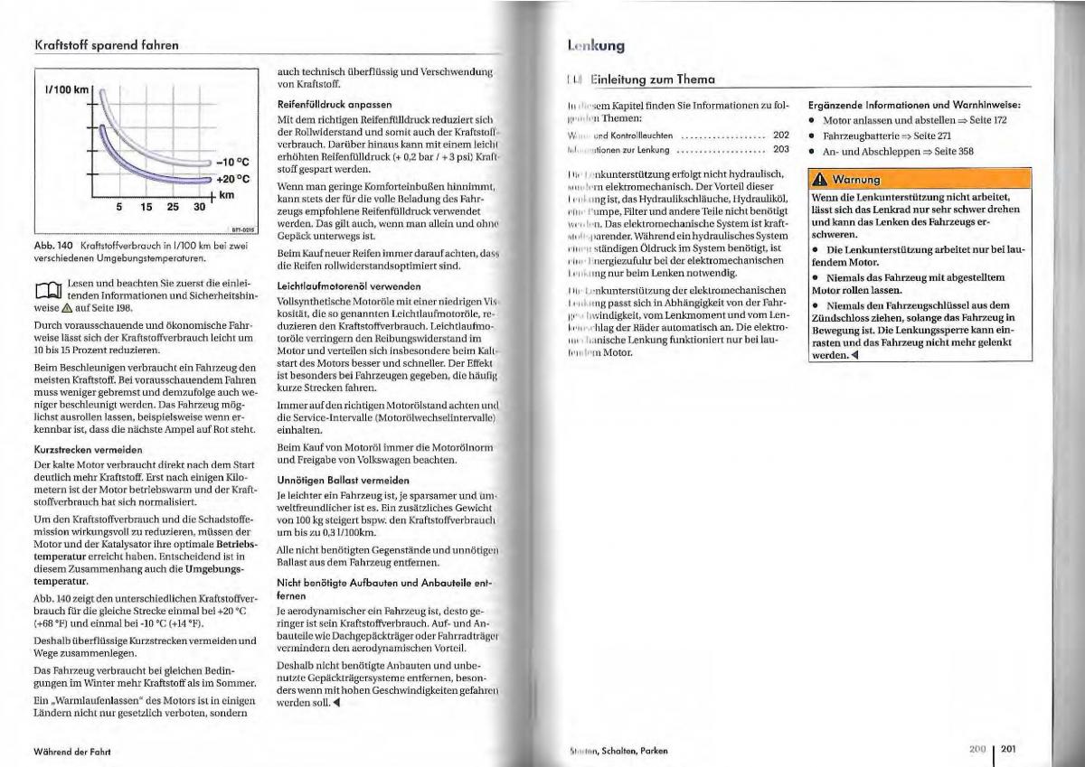 VW Golf Plus owners manual Handbuch / page 98