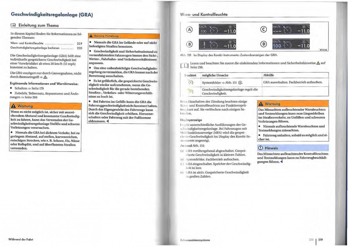 VW Golf Plus owners manual Handbuch / page 106