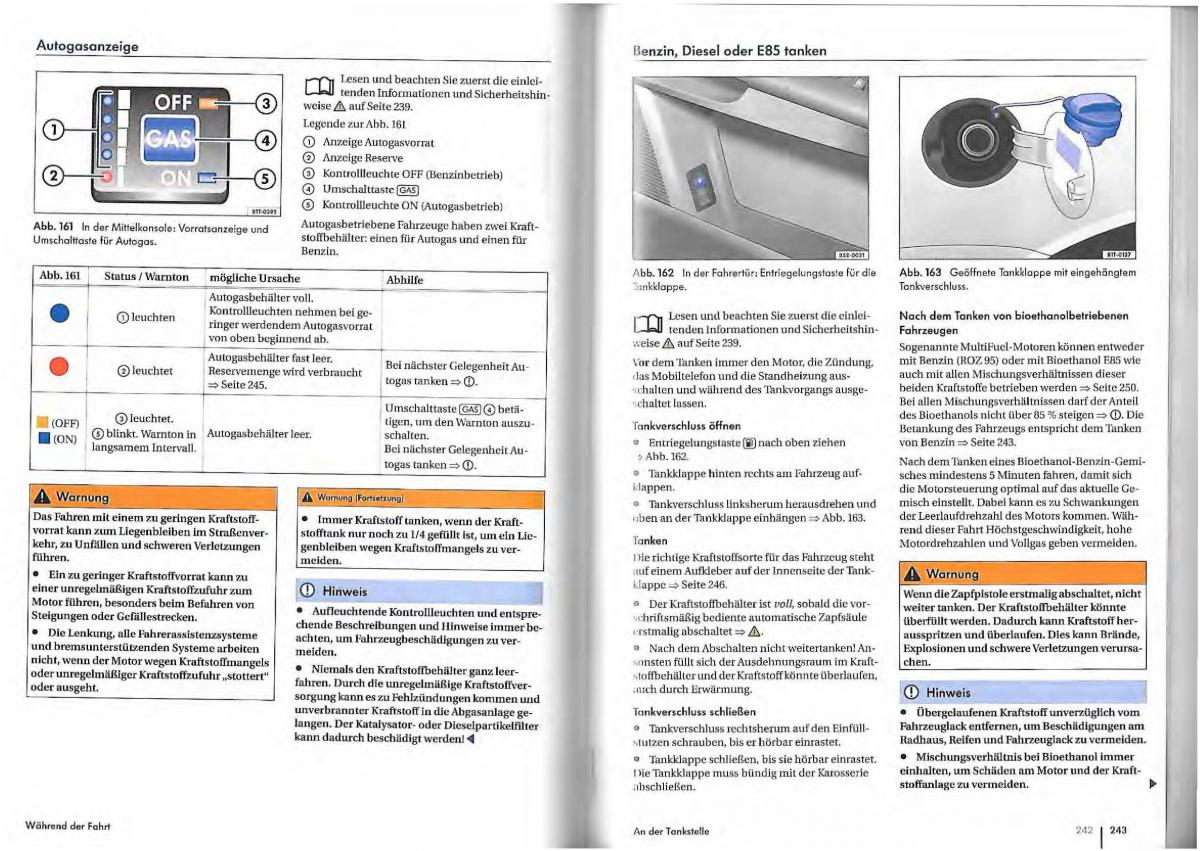 VW Golf Plus owners manual Handbuch / page 118