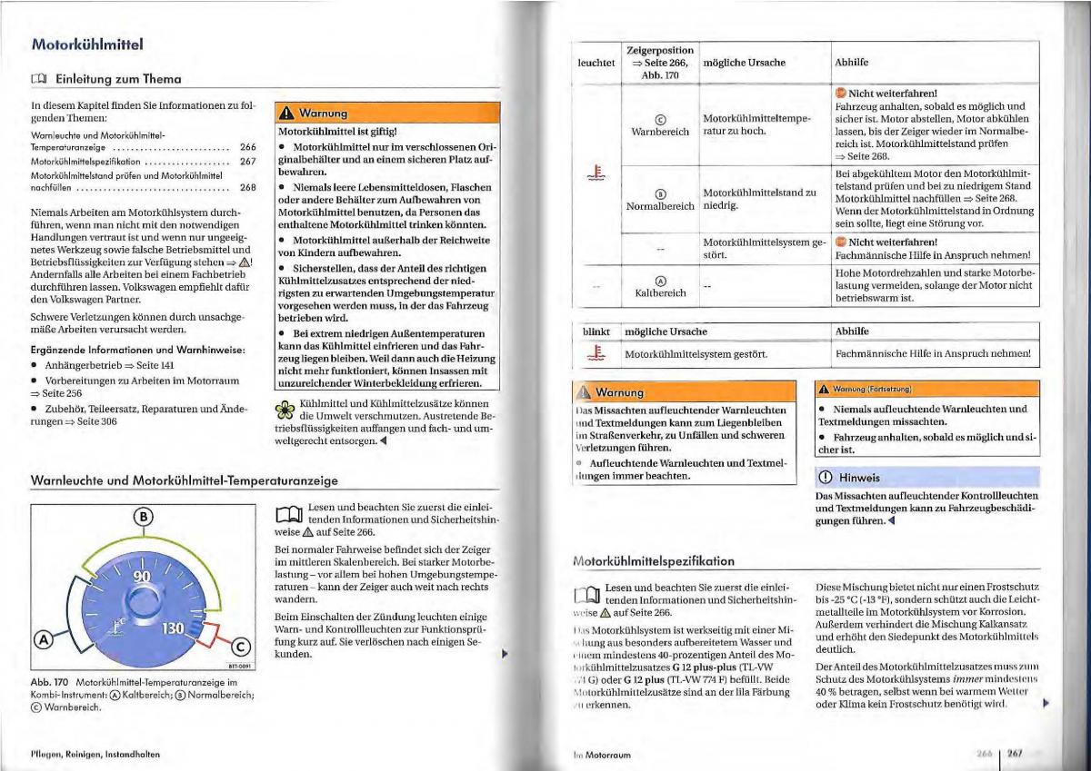 VW Golf Plus owners manual Handbuch / page 130