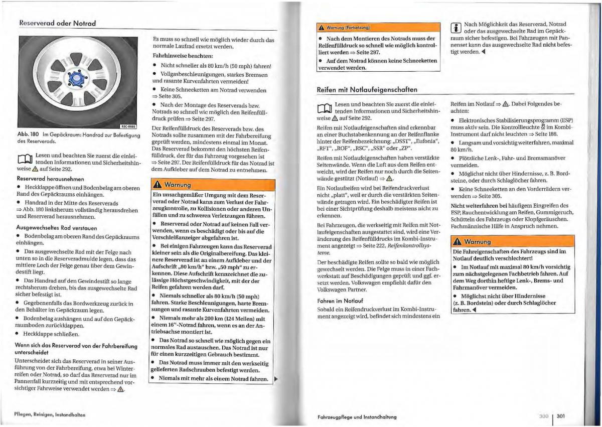 VW Golf Plus owners manual Handbuch / page 147