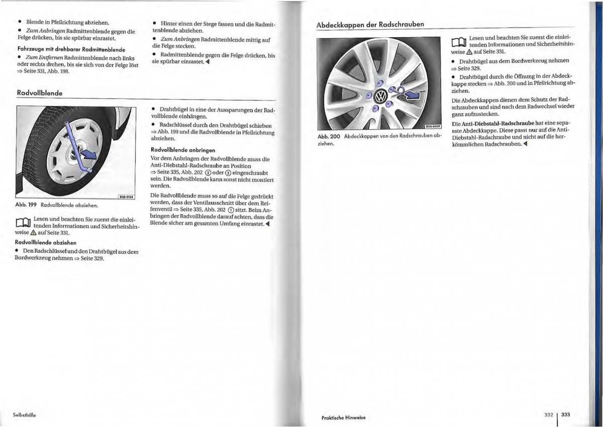 VW Golf Plus owners manual Handbuch / page 163