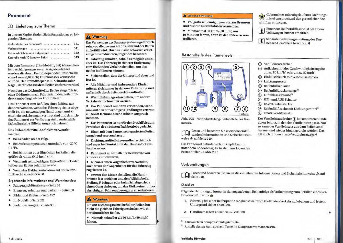 VW Golf Plus owners manual Handbuch / page 167