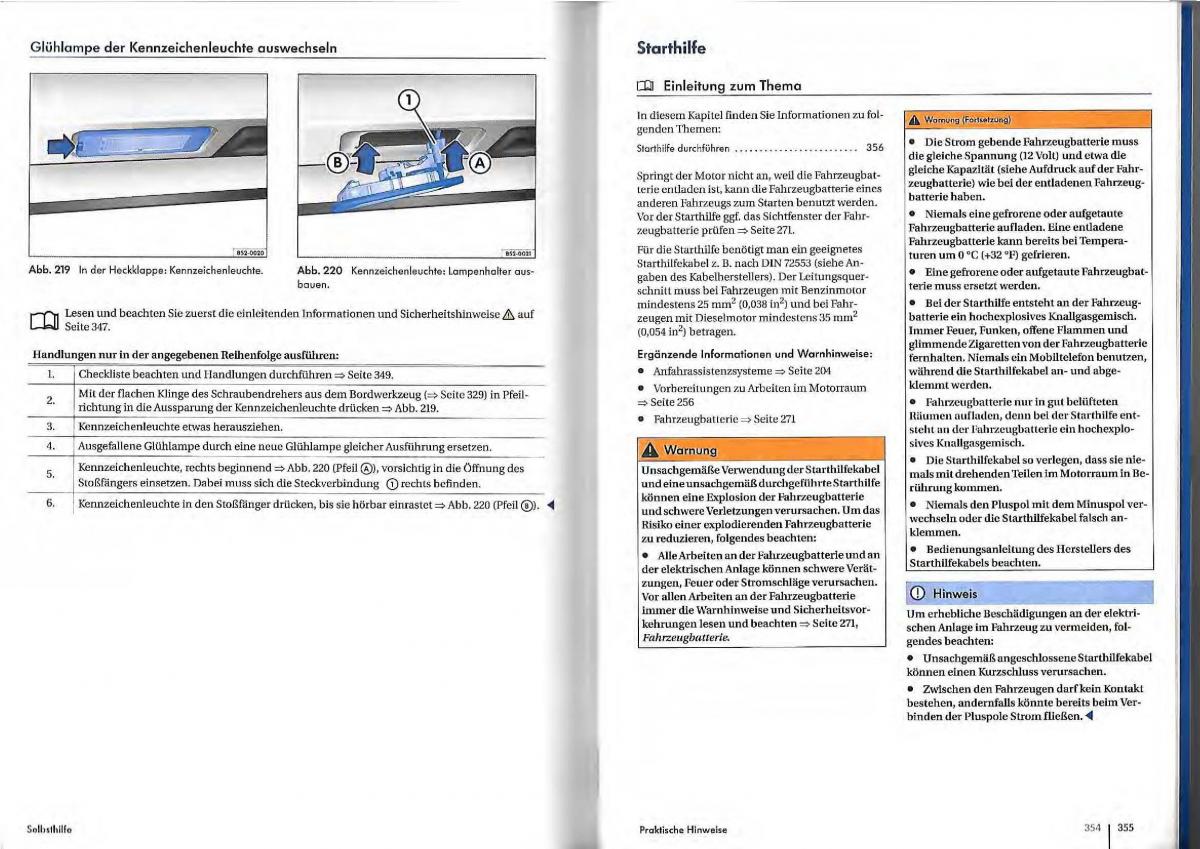 VW Golf Plus owners manual Handbuch / page 174