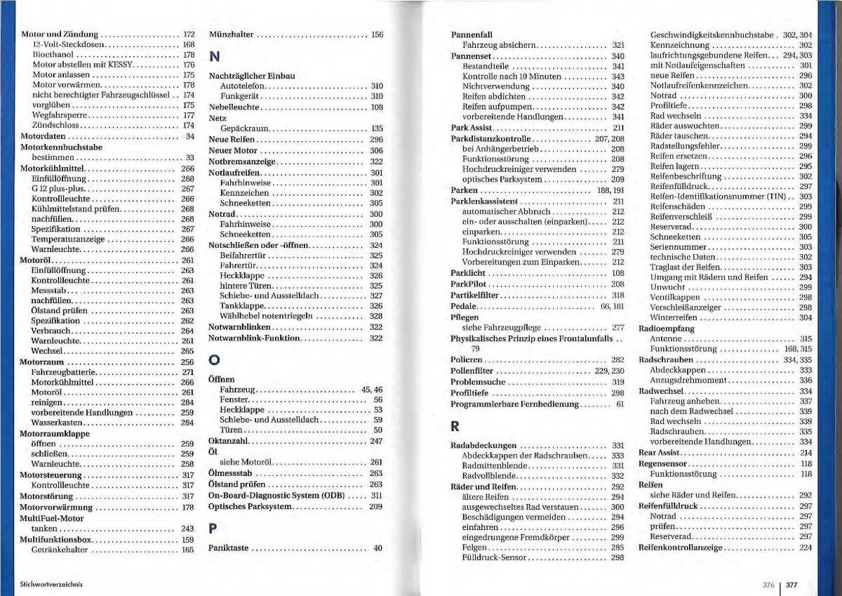 VW Golf Plus owners manual Handbuch / page 185