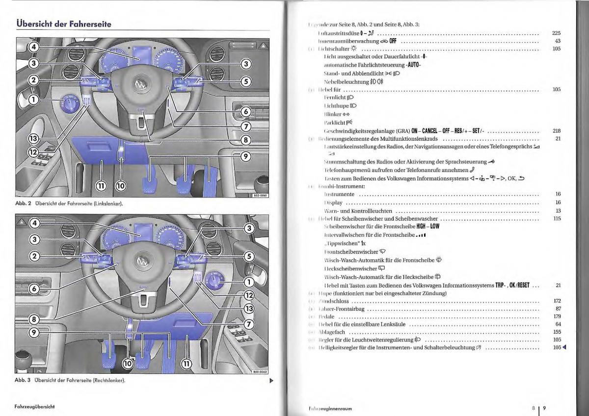 VW Golf Plus owners manual Handbuch / page 2