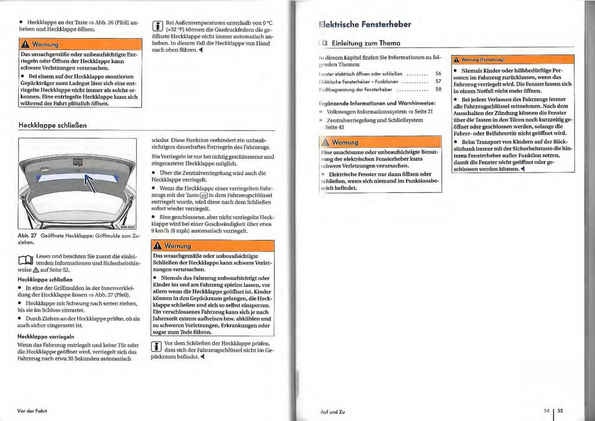 VW Golf Plus owners manual Handbuch / page 25