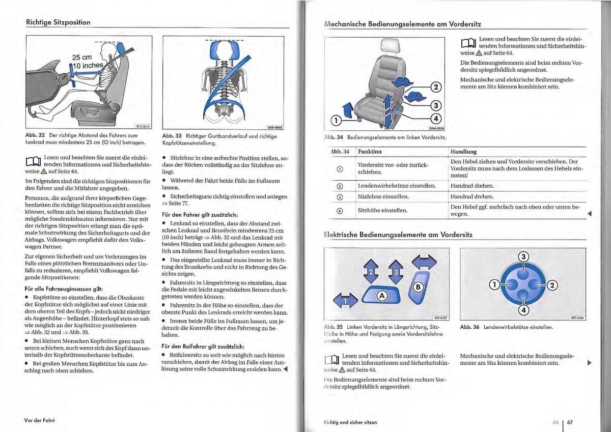 VW Golf Plus owners manual Handbuch / page 31