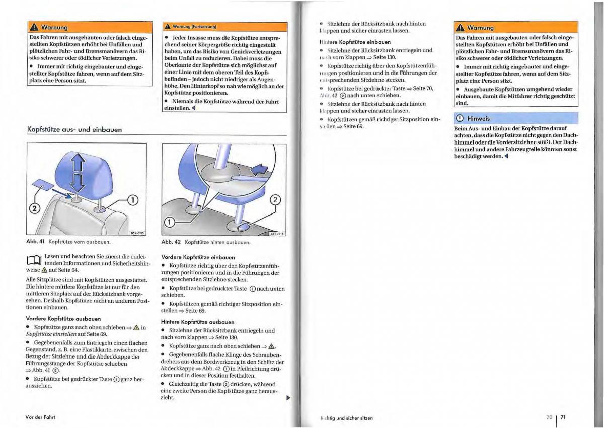 VW Golf Plus owners manual Handbuch / page 33