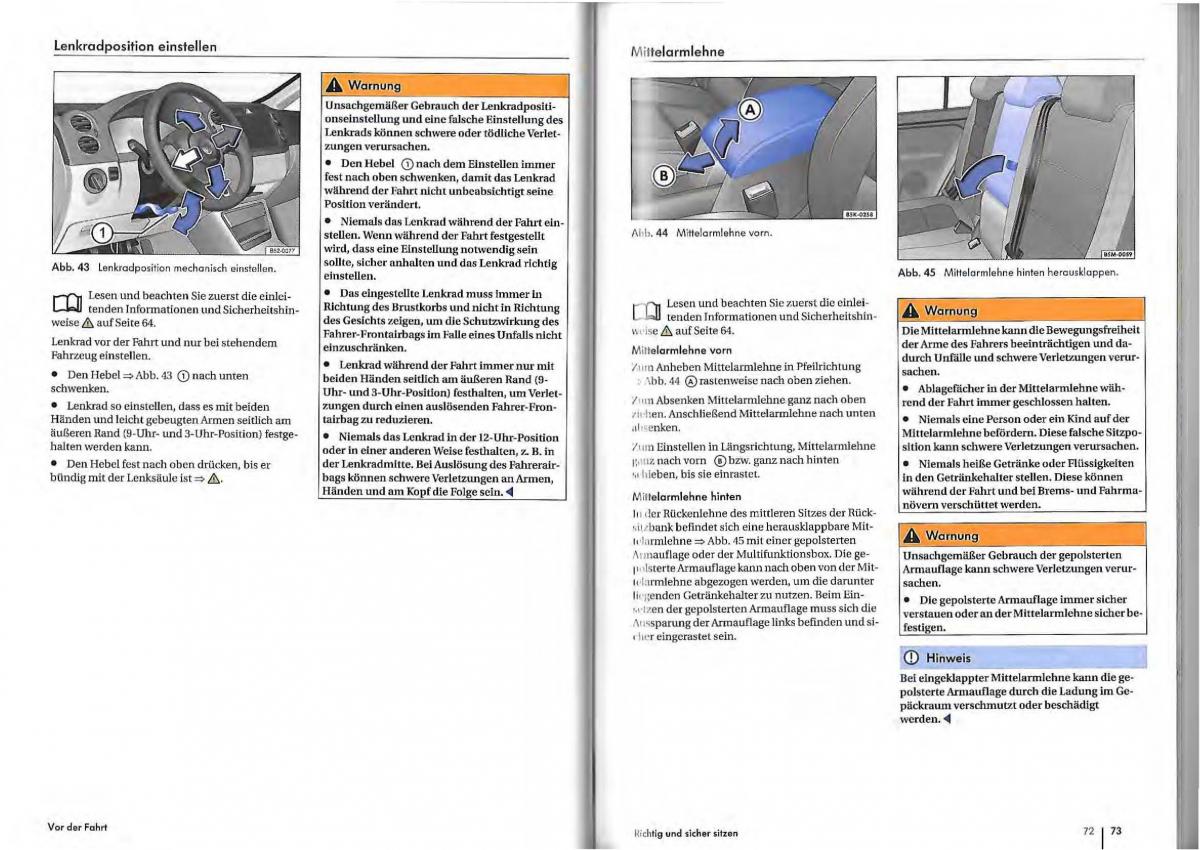 VW Golf Plus owners manual Handbuch / page 34