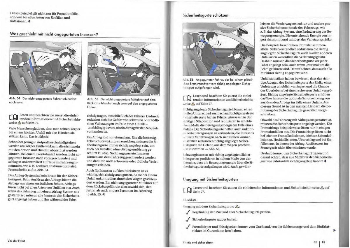 VW Golf Plus owners manual Handbuch / page 38