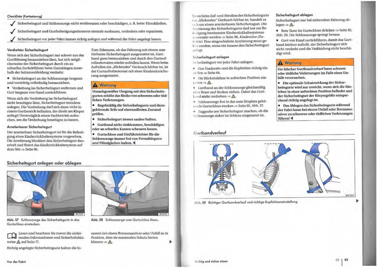 VW Golf Plus owners manual Handbuch / page 39