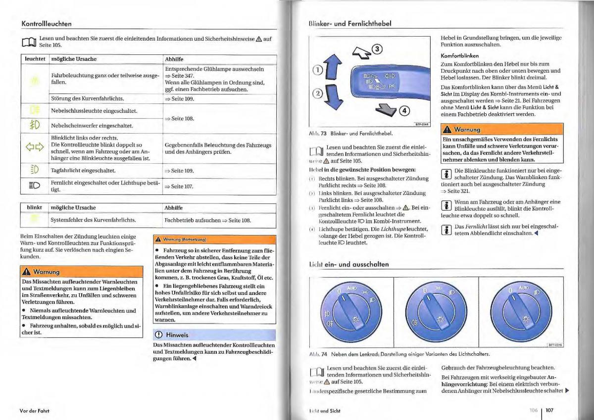 VW Golf Plus owners manual Handbuch / page 51