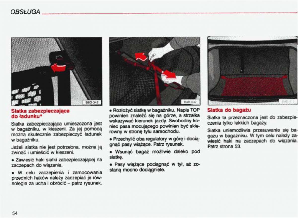 Audi A4 B5 8D instrukcja obslugi / page 55