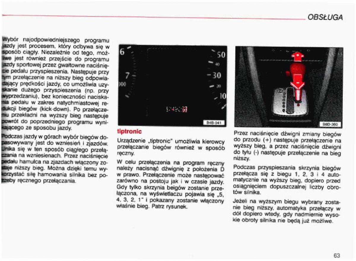 Audi A4 B5 8D instrukcja obslugi / page 64