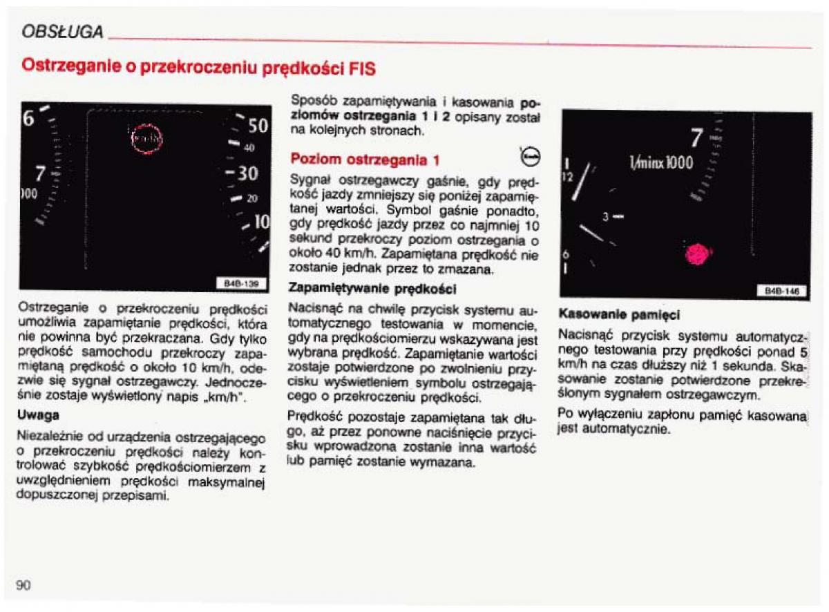 Audi A4 B5 8D instrukcja obslugi / page 91