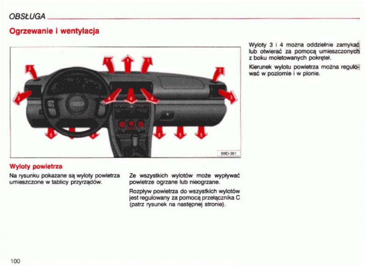 Audi A4 B5 8D instrukcja obslugi / page 101