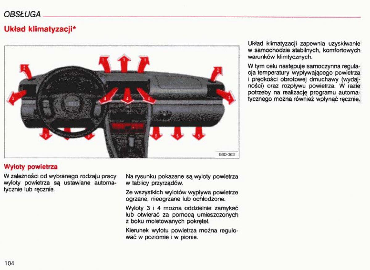 Audi A4 B5 8D instrukcja obslugi / page 105