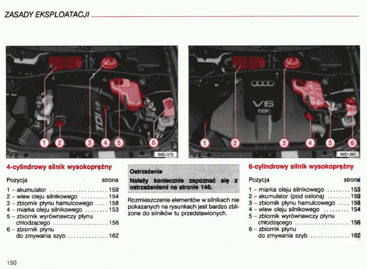 Audi A4 B5 8D instrukcja obslugi / page 151