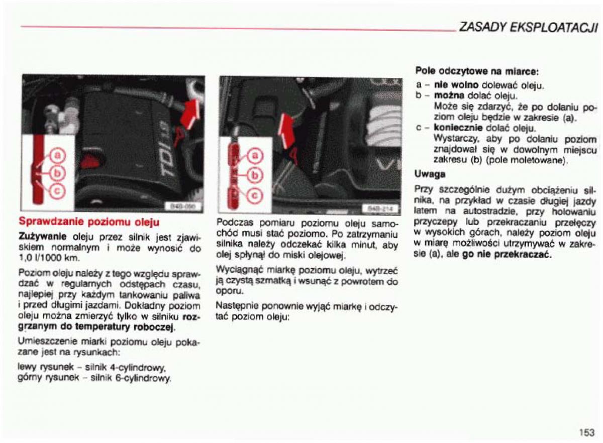 Audi A4 B5 8D instrukcja obslugi / page 154