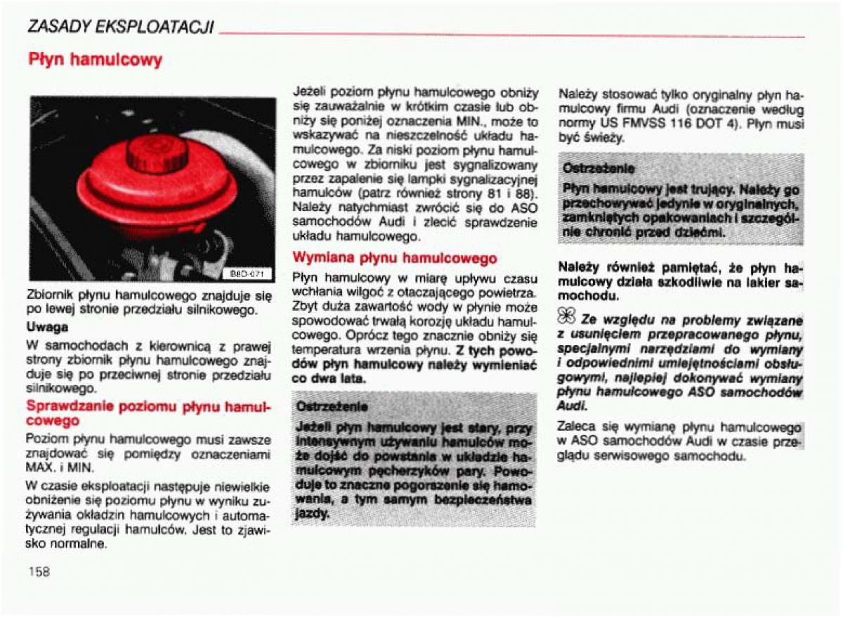 Audi A4 B5 8D instrukcja obslugi / page 159