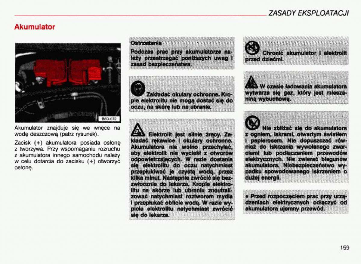 Audi A4 B5 8D instrukcja obslugi / page 160