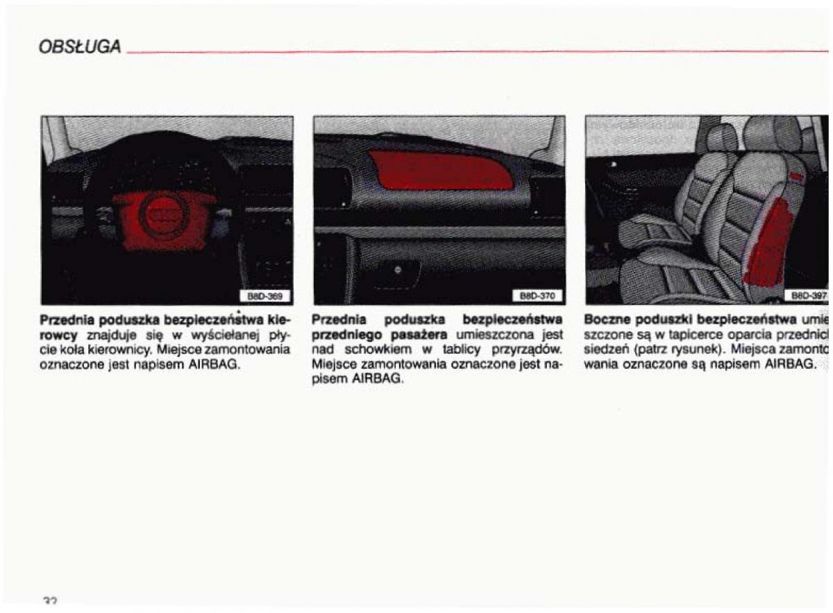 Audi A4 B5 8D instrukcja obslugi / page 33