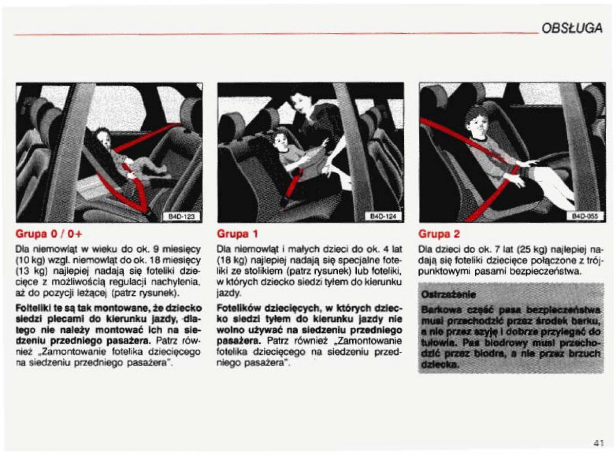 Audi A4 B5 8D instrukcja obslugi / page 42