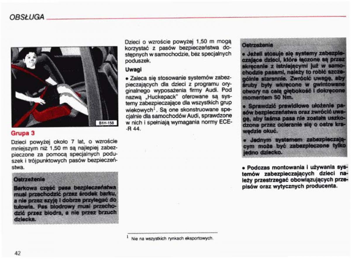 Audi A4 B5 8D instrukcja obslugi / page 43