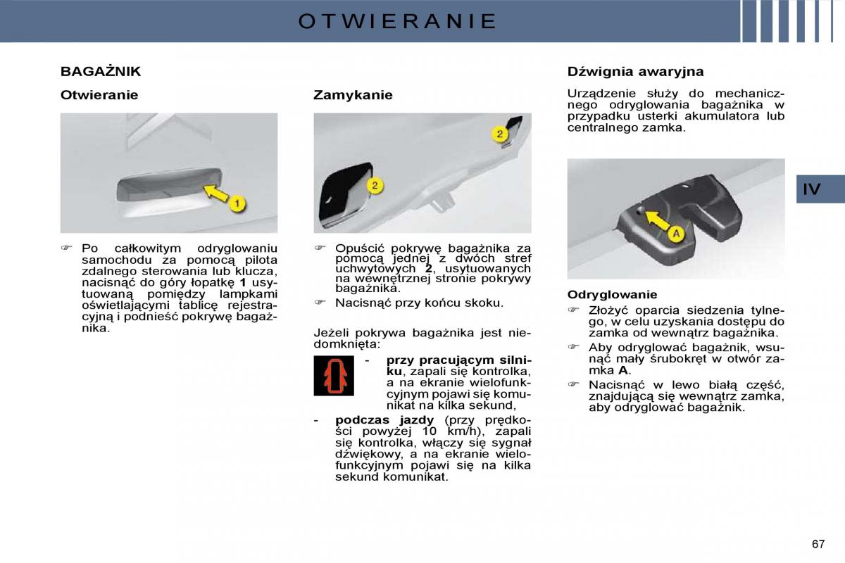 Citroen C4 I 1 instrukcja obslugi / page 57