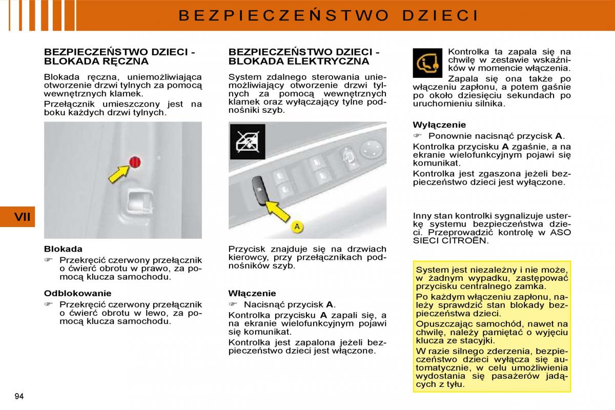 Citroen C4 I 1 instrukcja obslugi / page 97