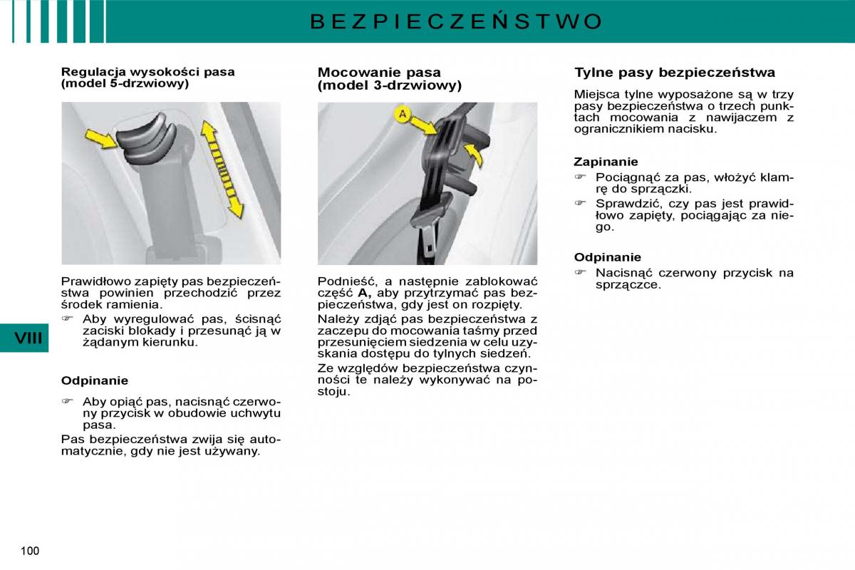 Citroen C4 I 1 instrukcja obslugi / page 103