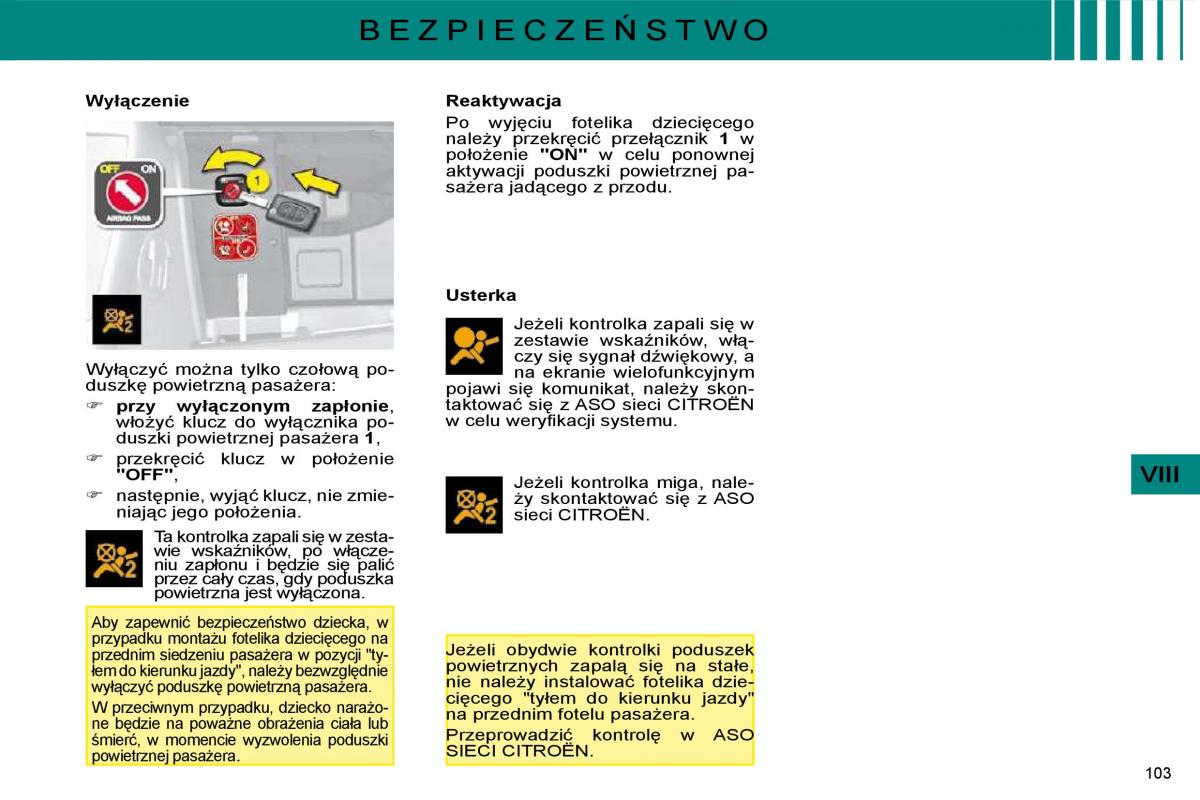 Citroen C4 I 1 instrukcja obslugi / page 106