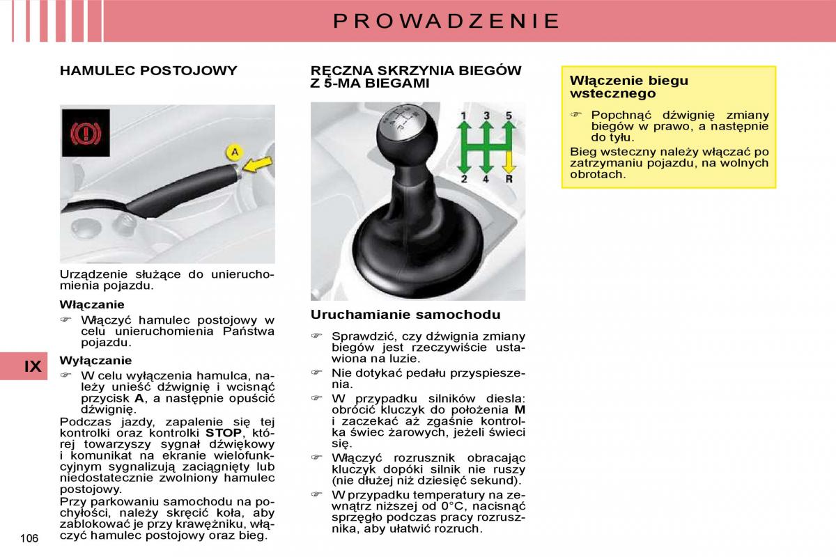 Citroen C4 I 1 instrukcja obslugi / page 110