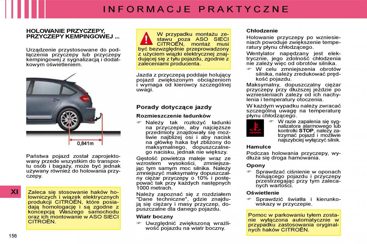 manual  Citroen C4 I 1 instrukcja / page 163