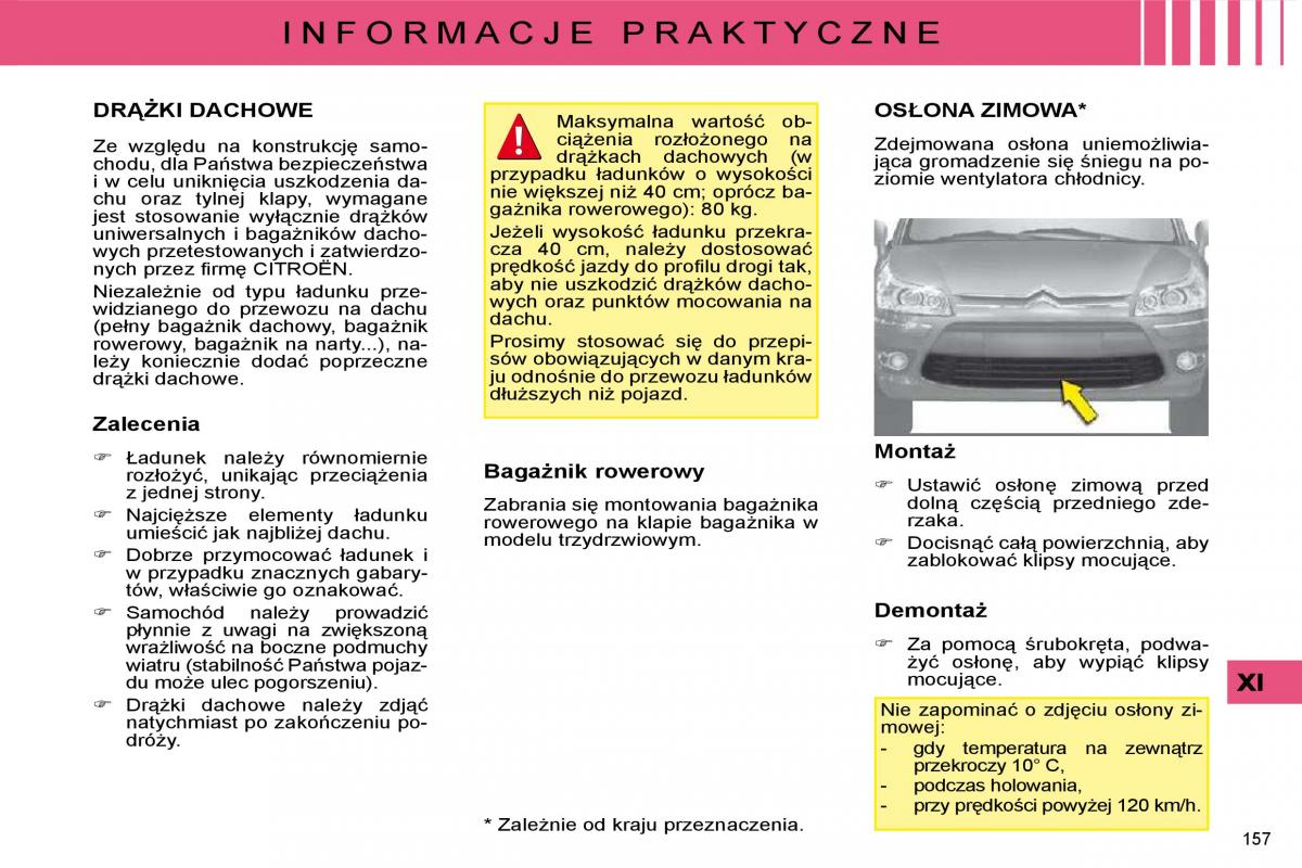 manual  Citroen C4 I 1 instrukcja / page 164