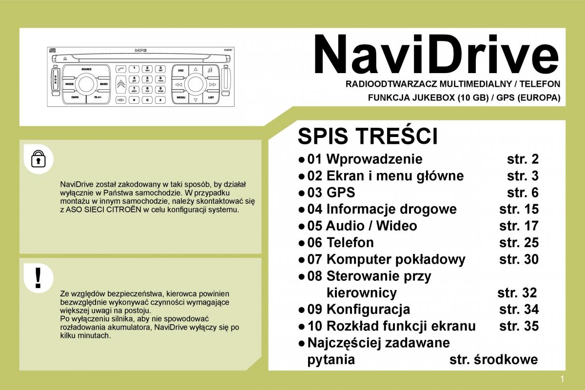 manual  Citroen C4 I 1 instrukcja / page 197