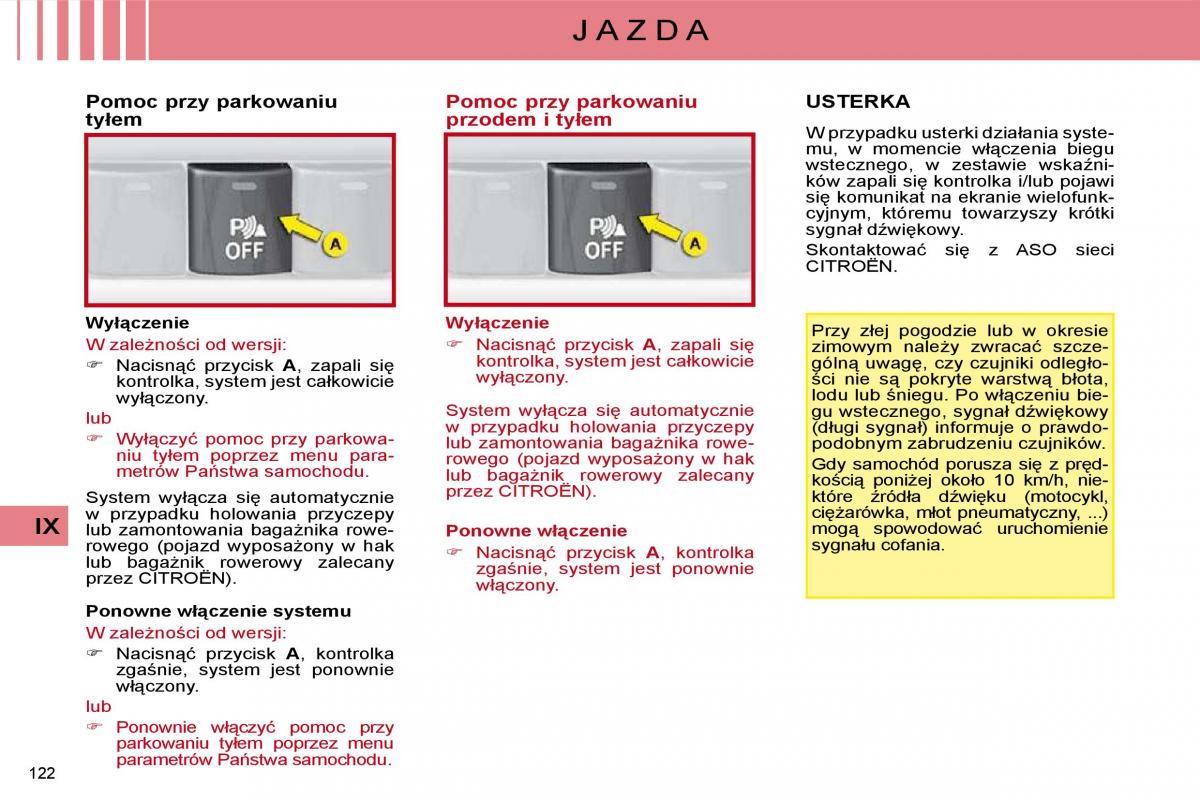 Citroen C4 I 1 instrukcja obslugi / page 278