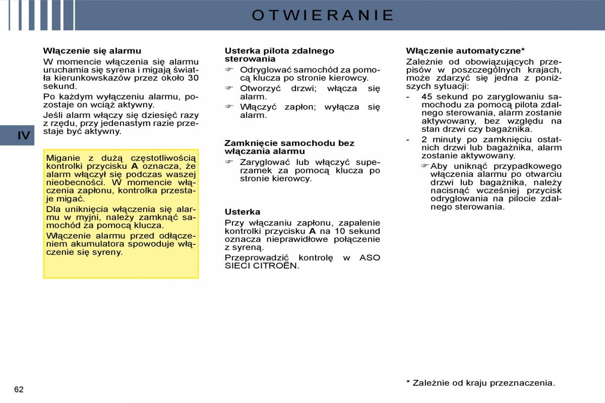 Citroen C4 I 1 instrukcja obslugi / page 52