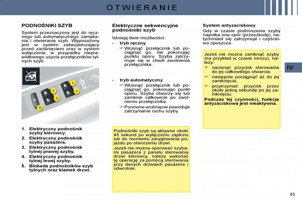 Citroen C4 I 1 instrukcja obslugi / page 53