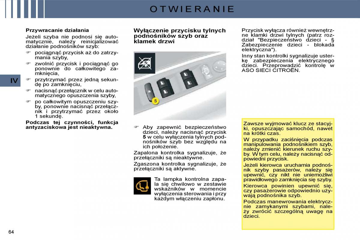 Citroen C4 I 1 instrukcja obslugi / page 54