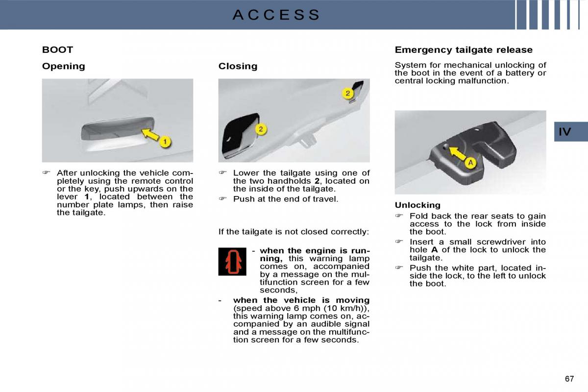 manual  Citroen C4 I 1 owners manual / page 57