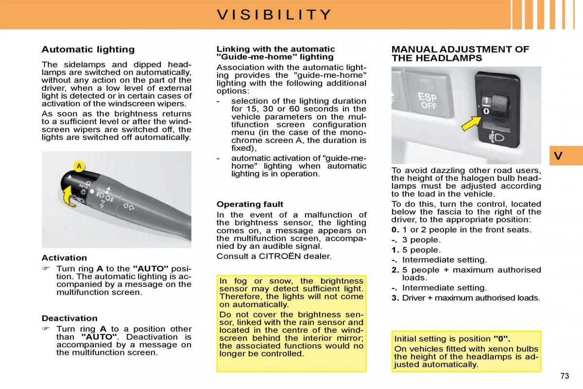 manual  Citroen C4 I 1 owners manual / page 63