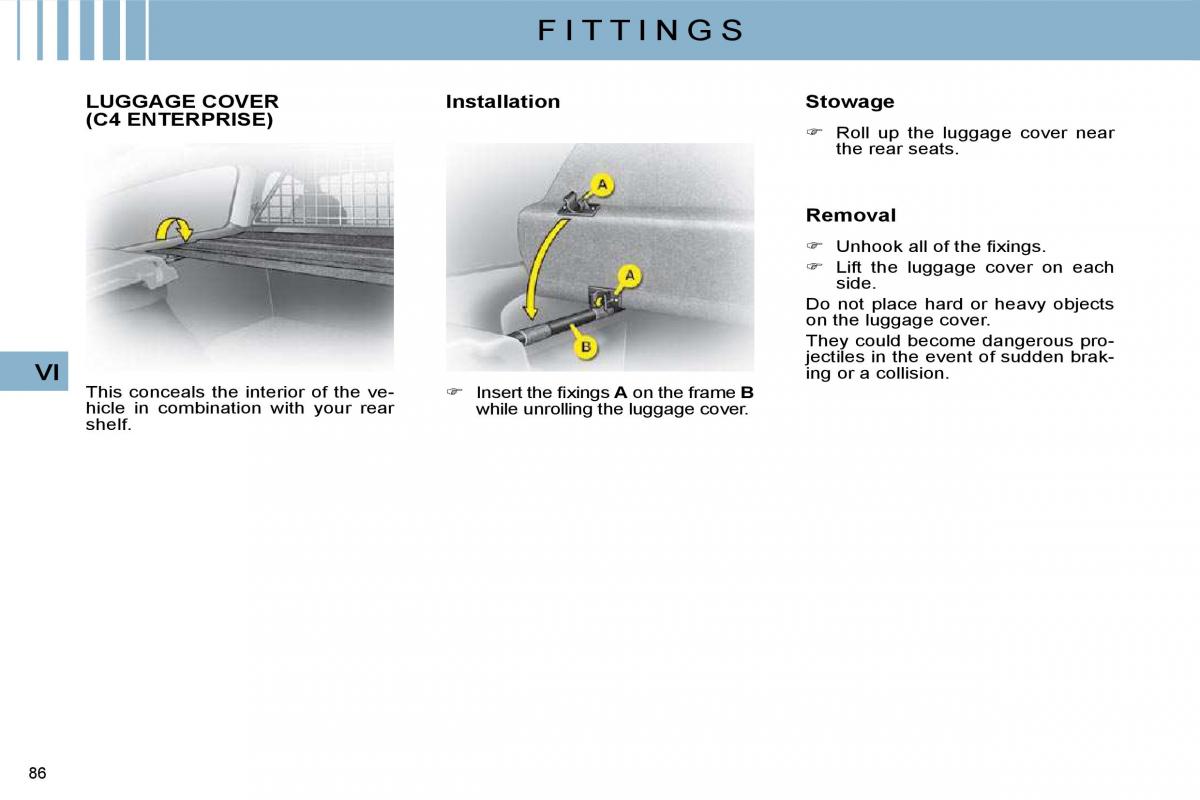 manual  Citroen C4 I 1 owners manual / page 88