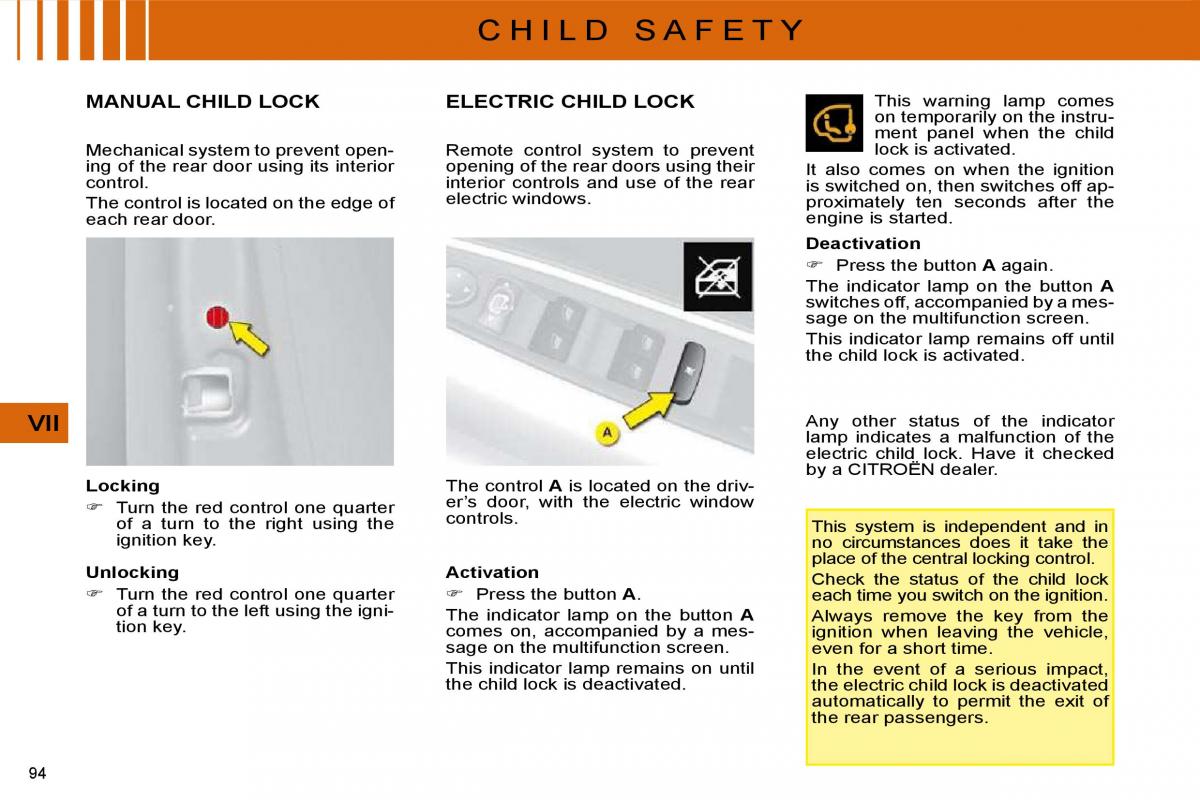 manual  Citroen C4 I 1 owners manual / page 97