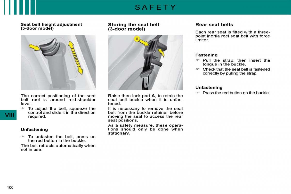 manual  Citroen C4 I 1 owners manual / page 103