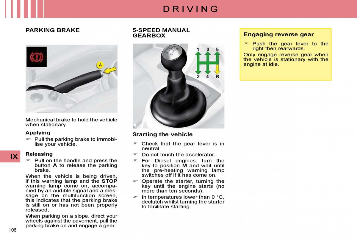 manual  Citroen C4 I 1 owners manual / page 110