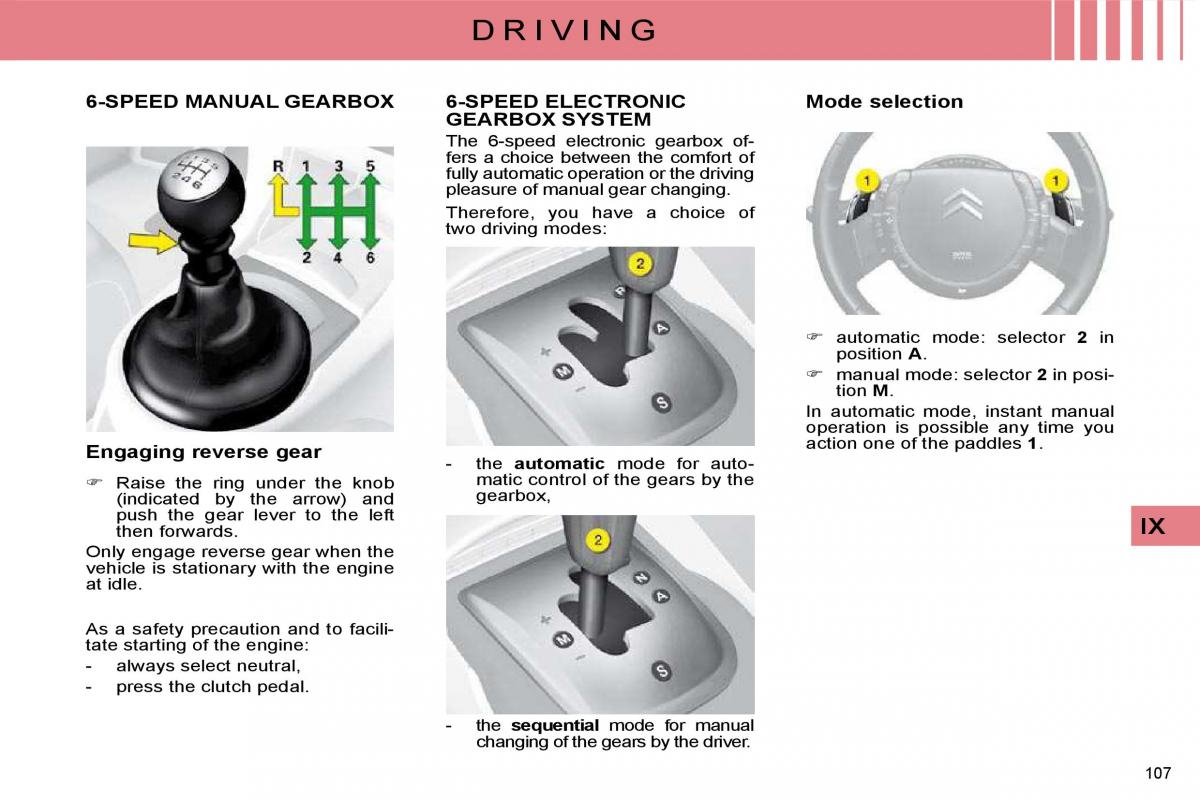 manual  Citroen C4 I 1 owners manual / page 111